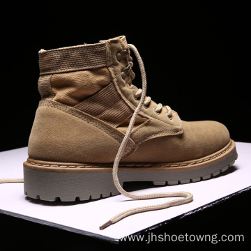 military army boots for men high heel
